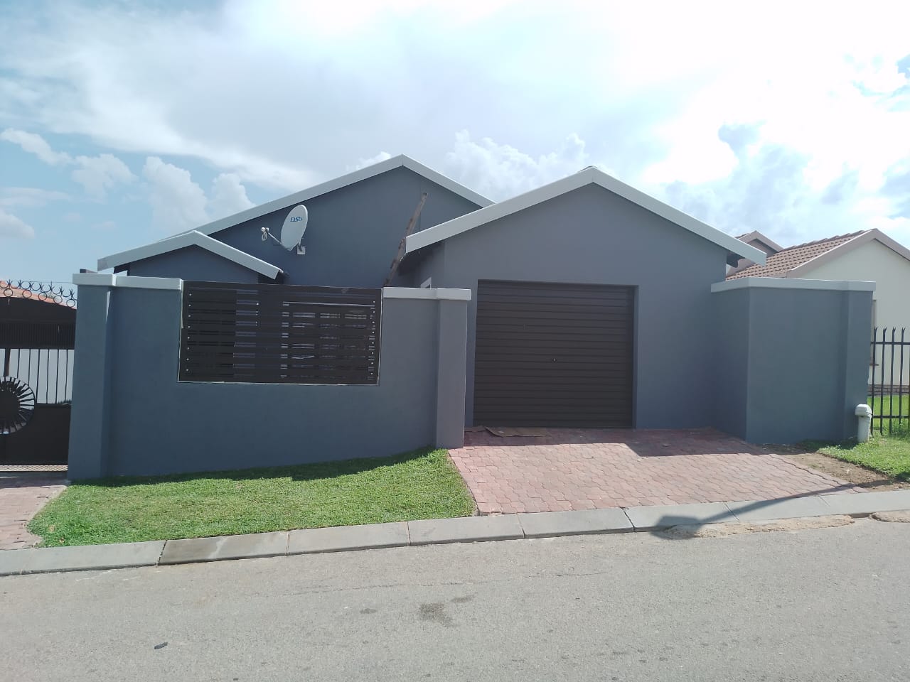 finished house exterior