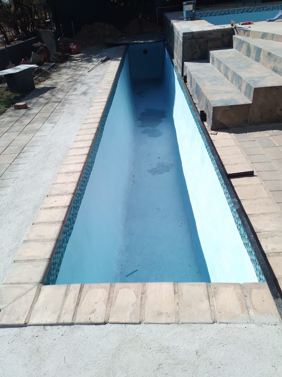 empty pool resurfaced