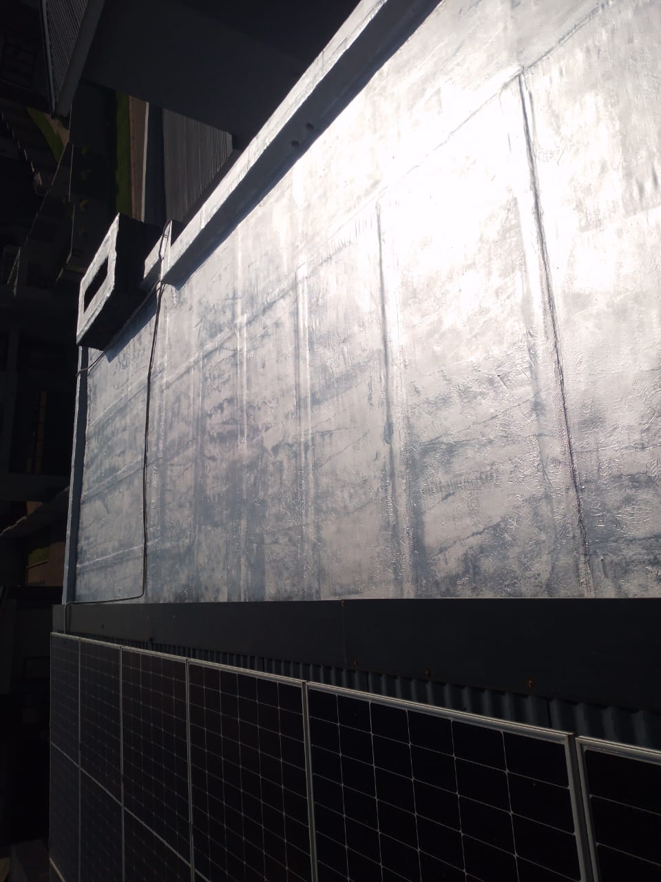 torch-on waterproofing on roof